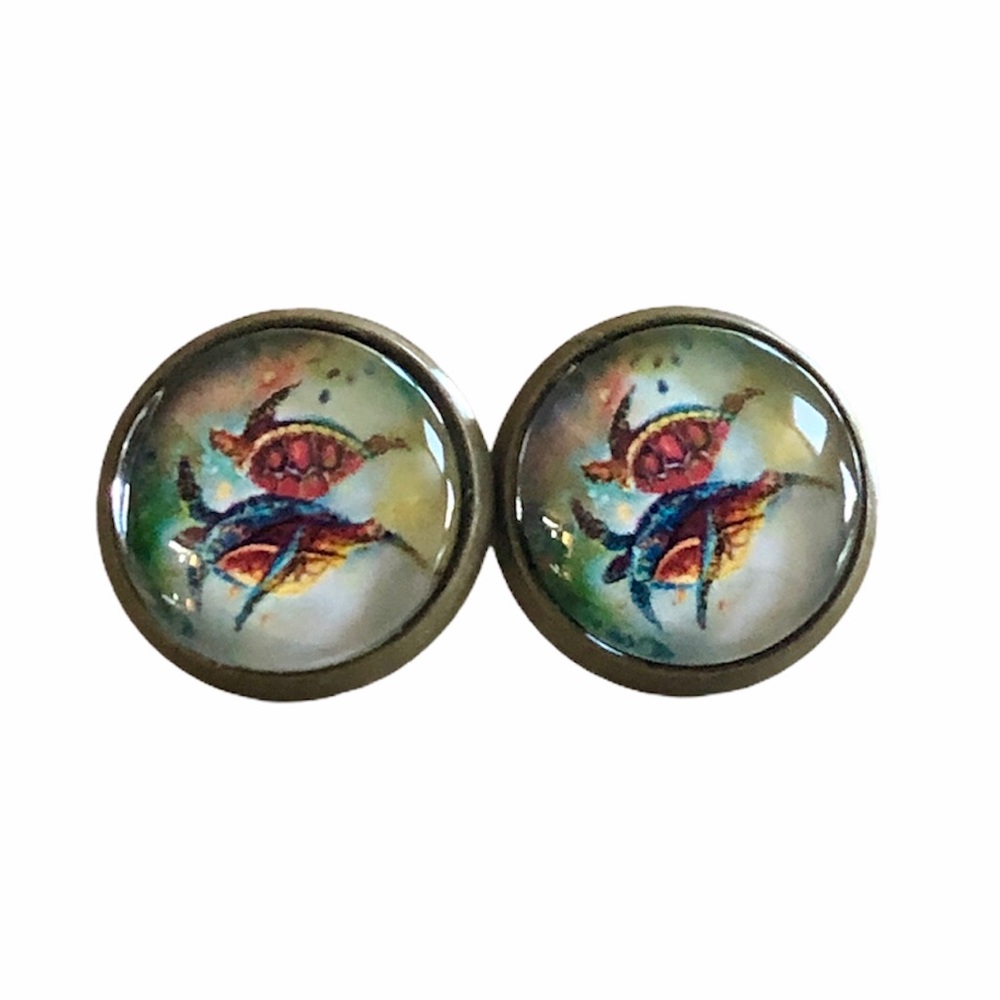 3/$15🎀 sea turtles earrings - Picture 1 of 3